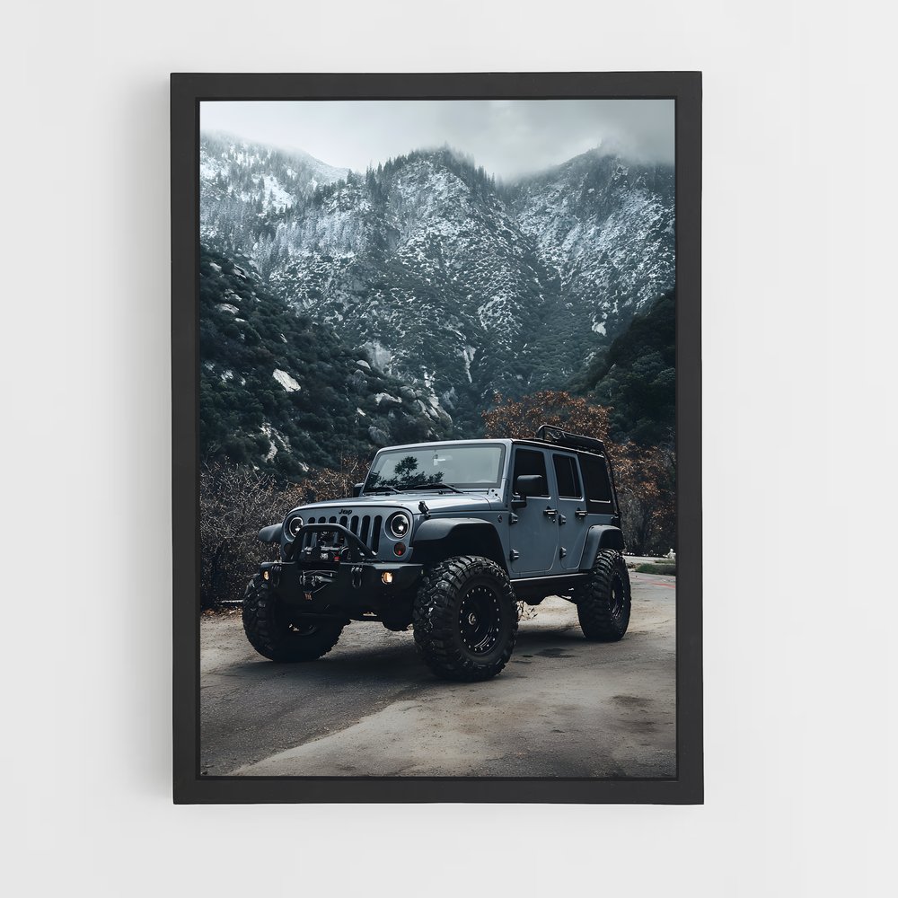 Poster Aventure Montana – affiche Jeep (vue 2)